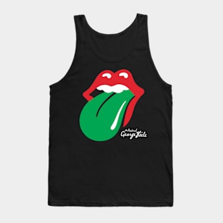 Hot Lips, Green Tongue Tank Top